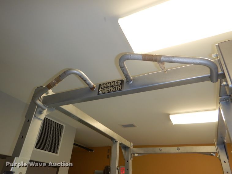 image for item DY9345 Hammer Strength double weightlifting rack