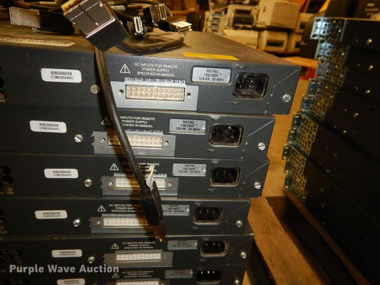 image for item DY9370 (9) Cisco WSC-2960S-48FPS-L 48-port switches