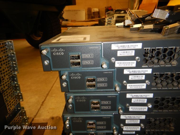 image for item DY9371 (10) Cisco WSC-2960S-24PDL 24-port switches