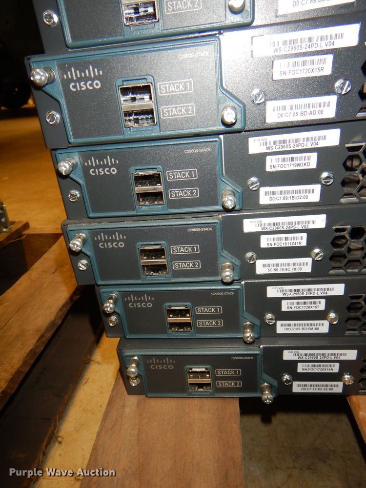 image for item DY9371 (10) Cisco WSC-2960S-24PDL 24-port switches