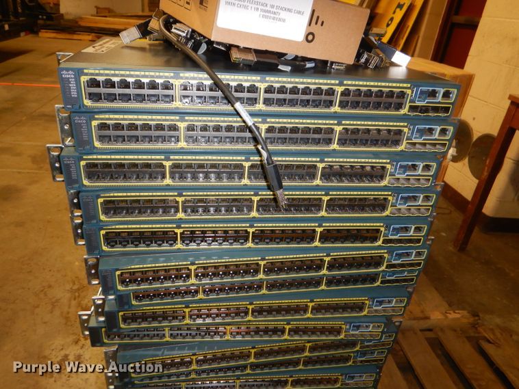 image for item DY9378 (19) Cisco WSC-2960S-48TS 48-port switches