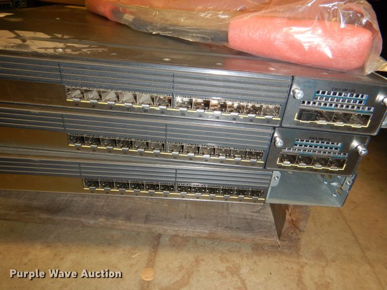 image for item DY9379 (3) Cisco WSC-3750X-12S 12-port switches