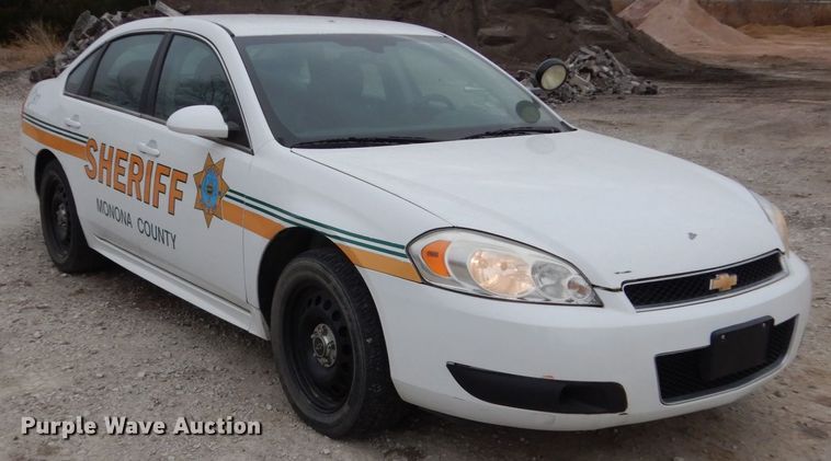 image for item EC9128 2012 Chevrolet Impala Police Cruiser