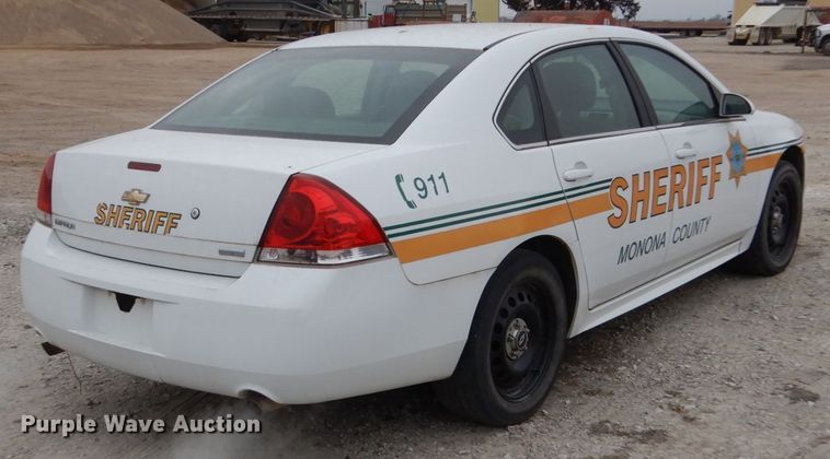 image for item EC9128 2012 Chevrolet Impala Police Cruiser