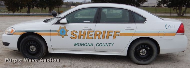 image for item EC9128 2012 Chevrolet Impala Police Cruiser