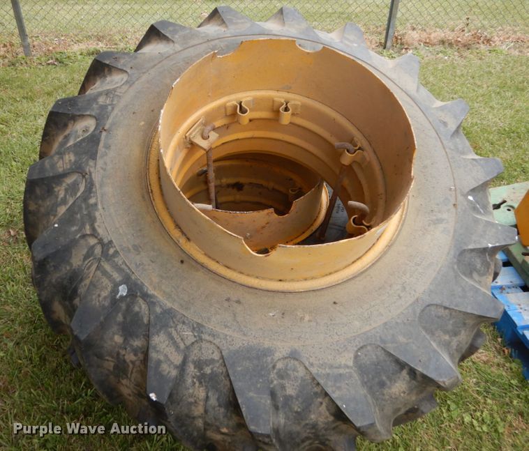 image for item EC9135 (2) 16.9-24 tires and wheels