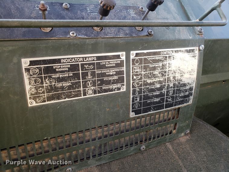 image for item ET9971 1994 Stewart & Stevenson MTV M-1090 dump truck