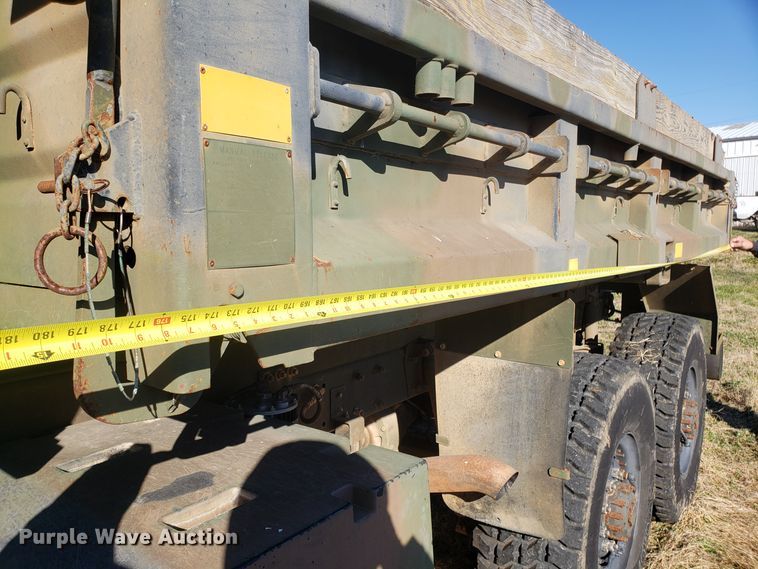 image for item ET9971 1994 Stewart & Stevenson MTV M-1090 dump truck