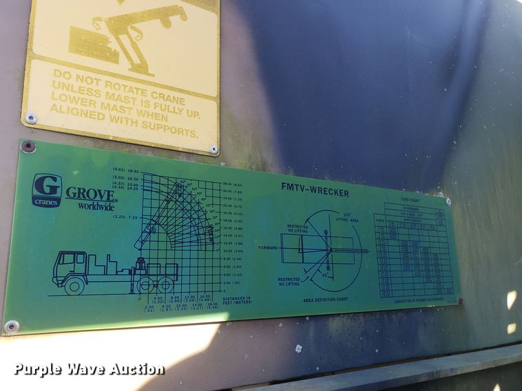 image for item ET9972 2007 Stewart & Stevenson MTV M-1089A1 wrecker truck