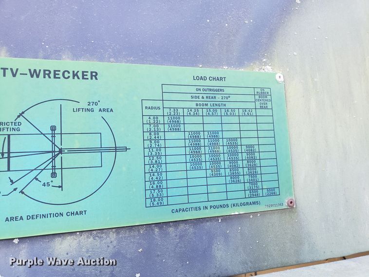 image for item ET9972 2007 Stewart & Stevenson MTV M-1089A1 wrecker truck