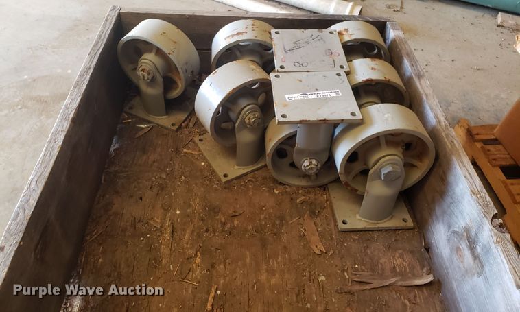 image for item ET9974 (8) 10" steel casters