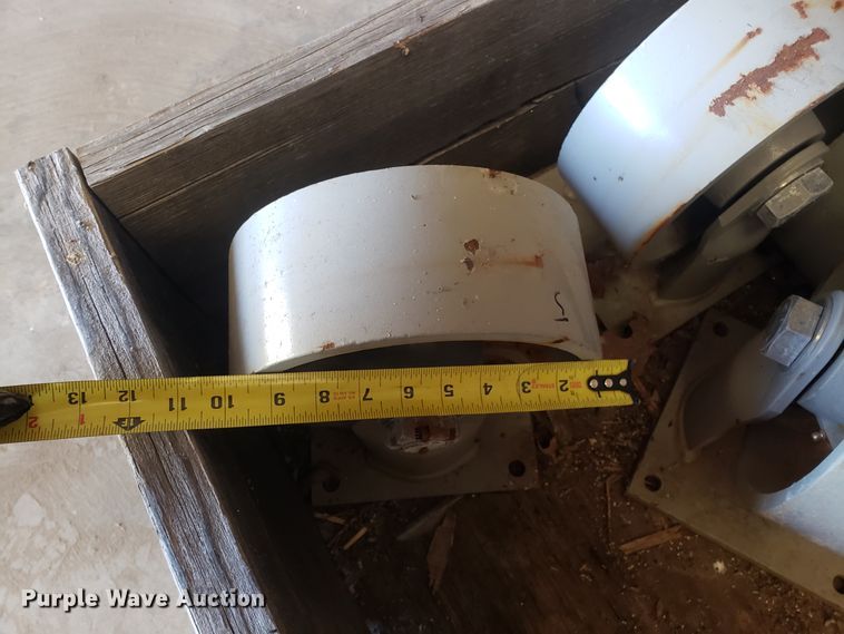 image for item ET9974 (8) 10" steel casters