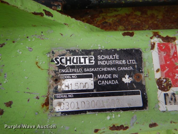 image for item FJ9876 Schulte XH1500 batwing rotary mower