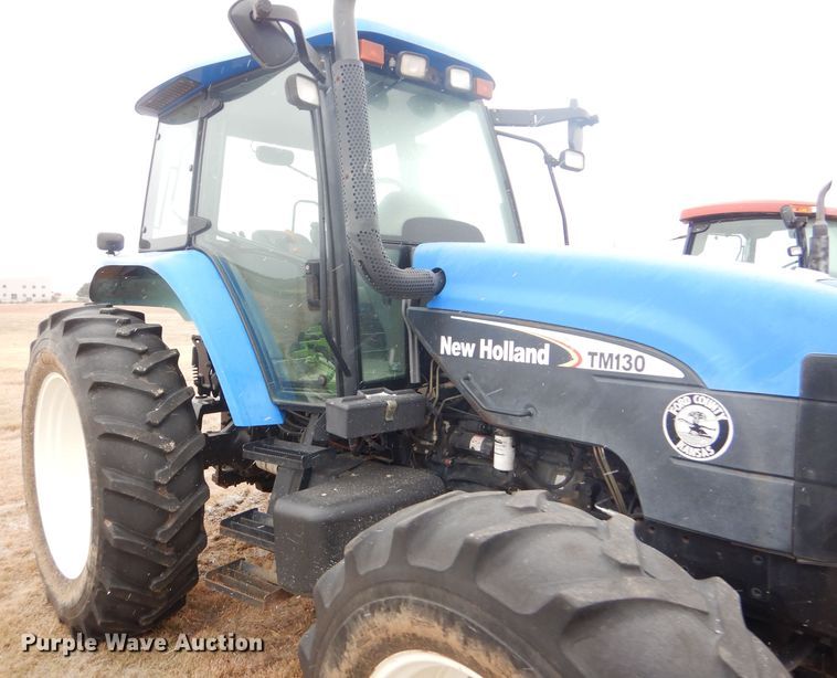 image for item FJ9878 2003 New Holland TM130 MFWD tractor