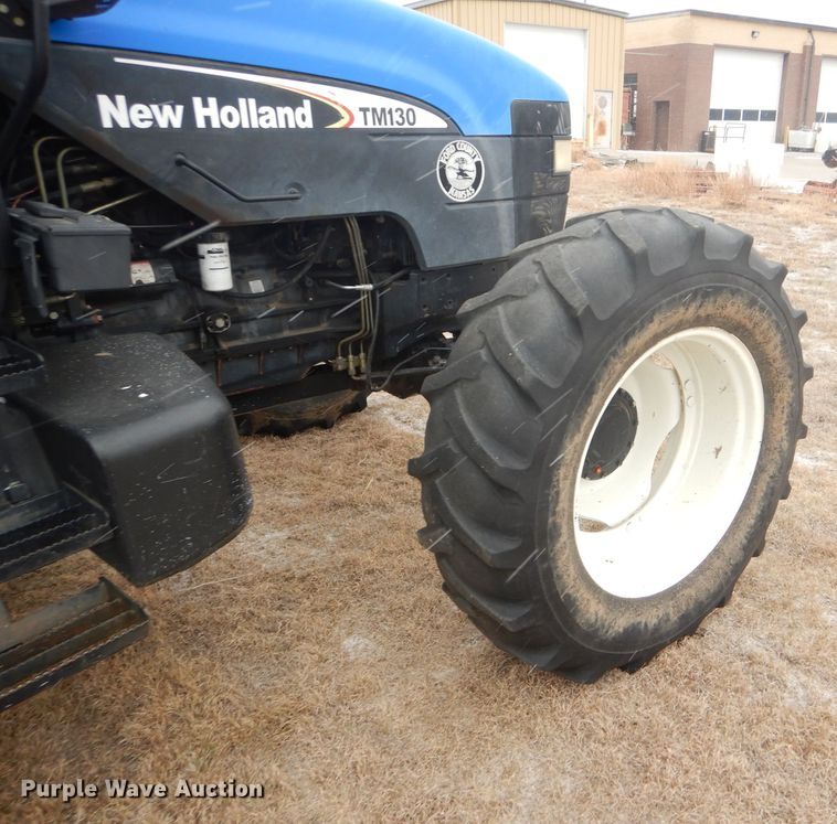 image for item FJ9878 2003 New Holland TM130 MFWD tractor