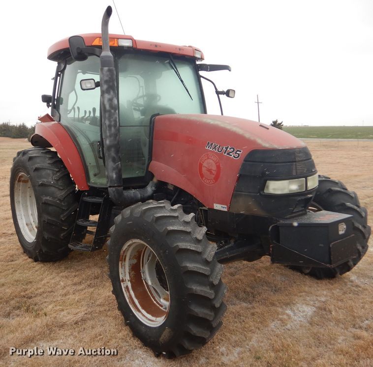 image for item FJ9879 2006 Case IH MXU125 MFWD tractor