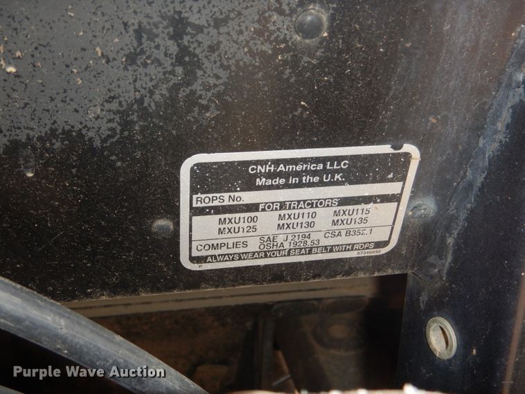 image for item FJ9879 2006 Case IH MXU125 MFWD tractor