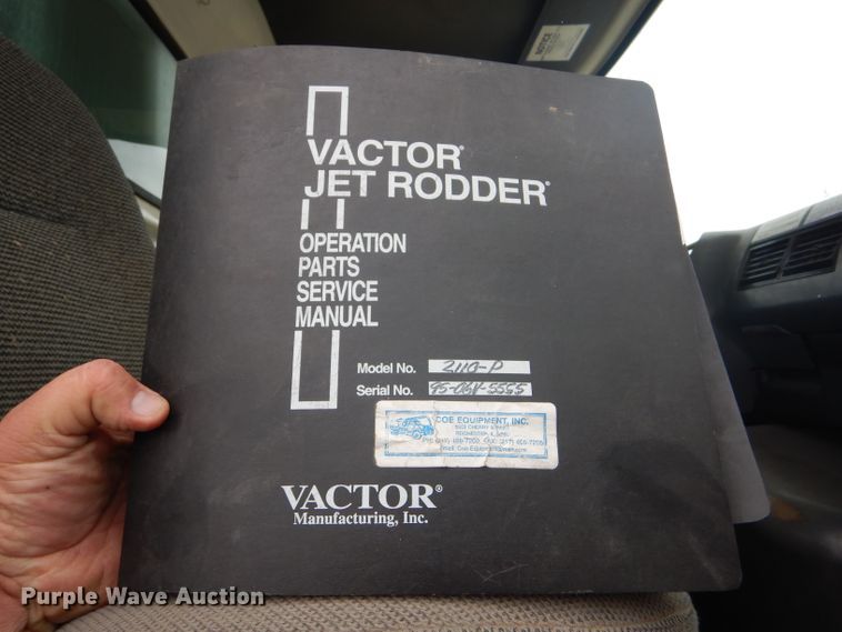 image for item FJ9882 1995 Ford L8000 sewer rodder truck