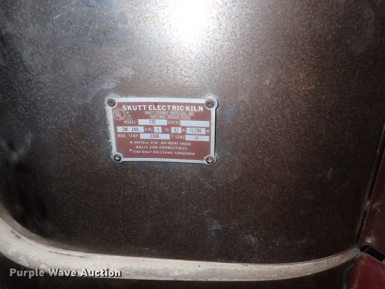 image for item FK9615 (2) Skutt 231 kilns