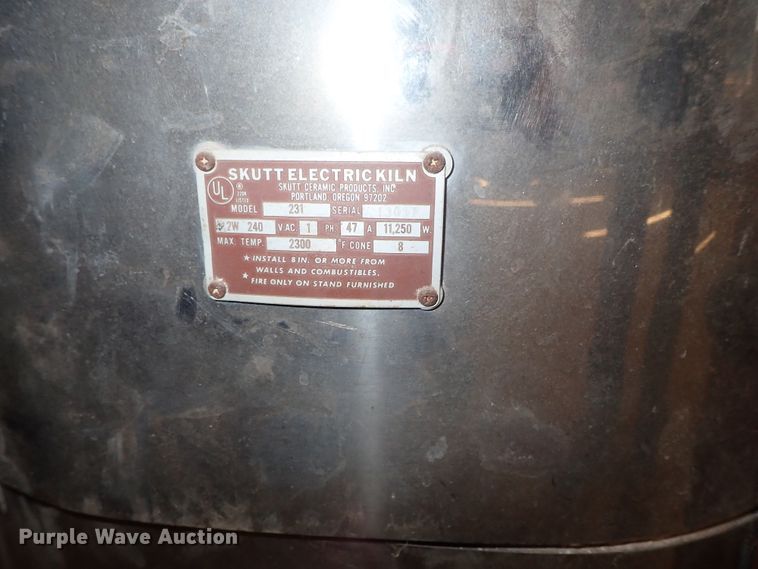 image for item FK9615 (2) Skutt 231 kilns