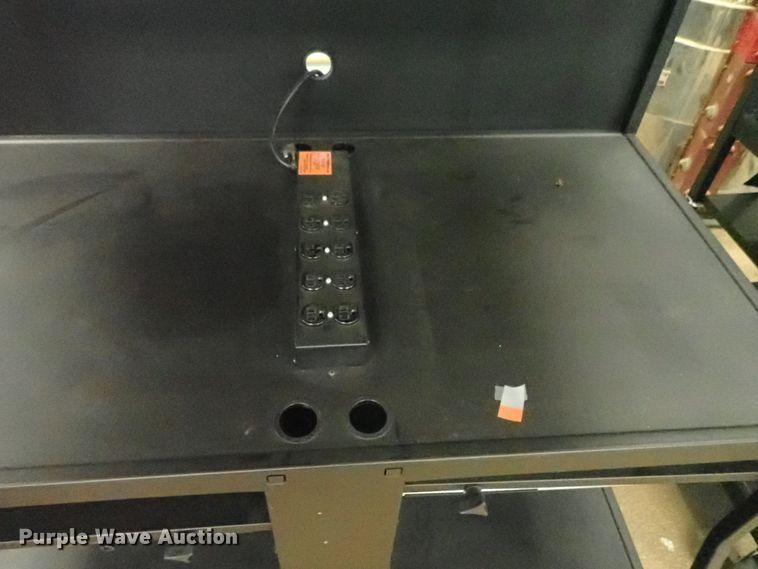 image for item FK9616 (2) Bedford metal media carts