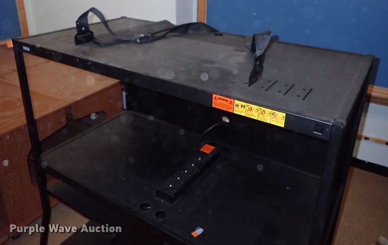 image for item FK9616 (2) Bedford metal media carts