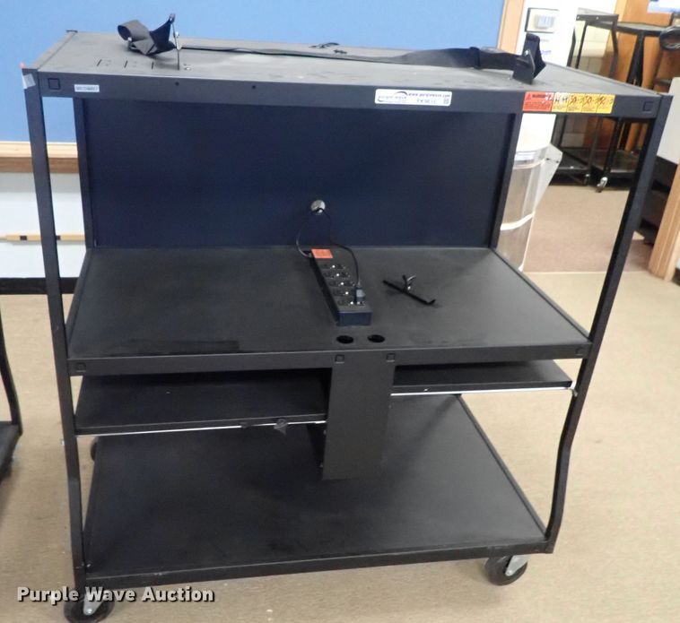 image for item FK9616 (2) Bedford metal media carts