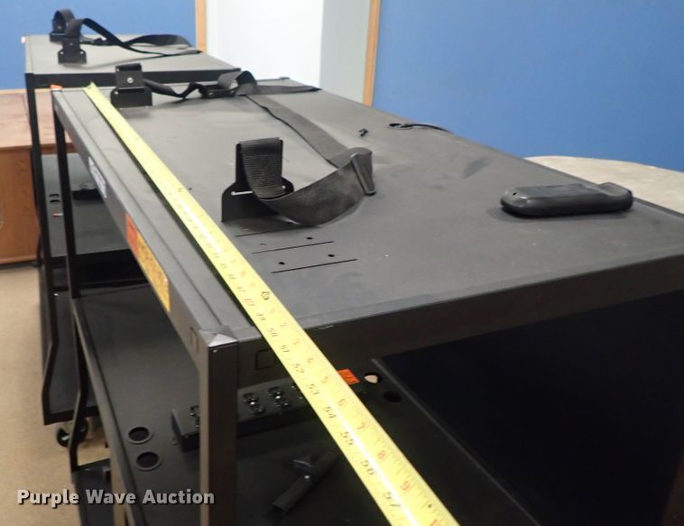 image for item FK9616 (2) Bedford metal media carts