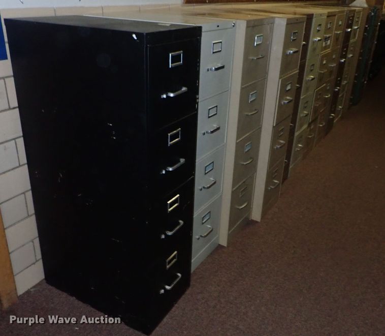 image for item FK9622 (13) four drawer filing cabinets