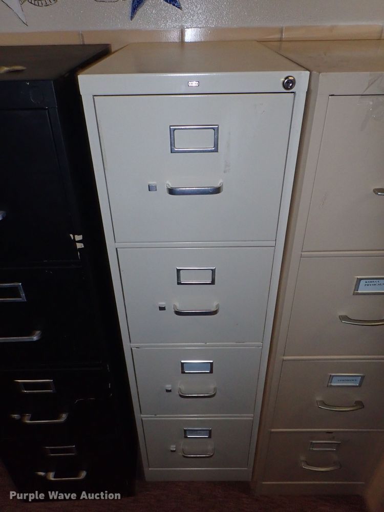 image for item FK9622 (13) four drawer filing cabinets