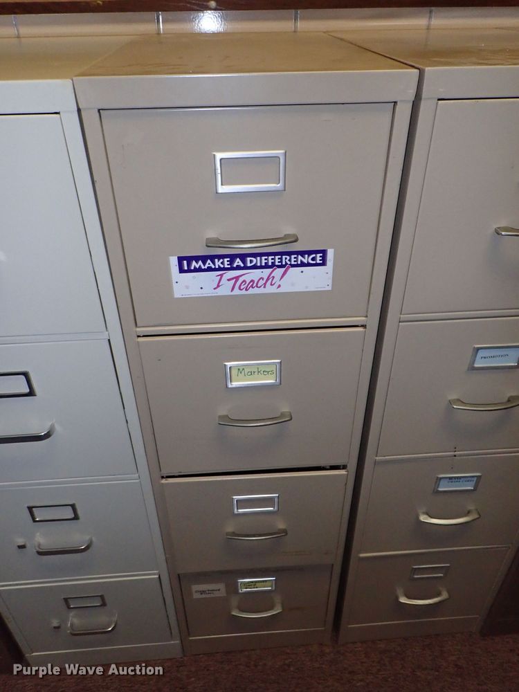 image for item FK9622 (13) four drawer filing cabinets