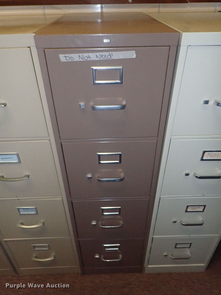 image for item FK9622 (13) four drawer filing cabinets