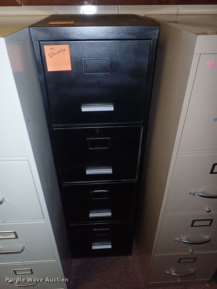 image for item FK9622 (13) four drawer filing cabinets