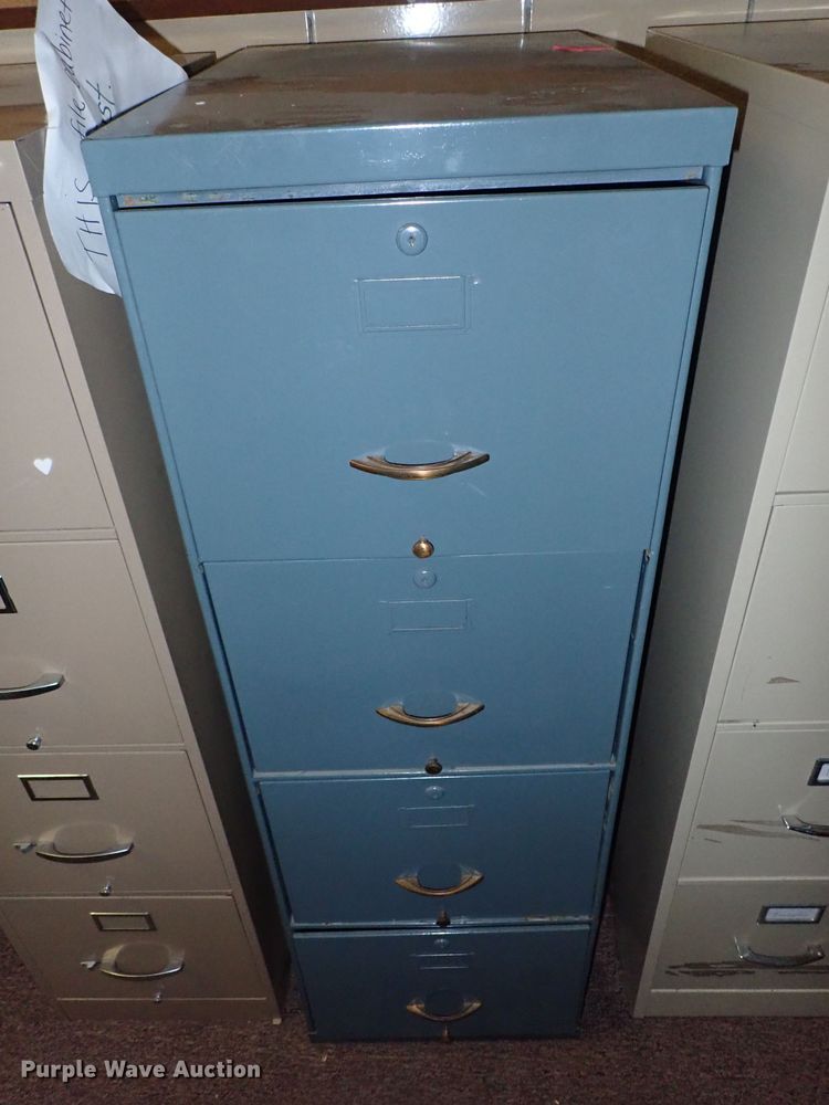 image for item FK9622 (13) four drawer filing cabinets