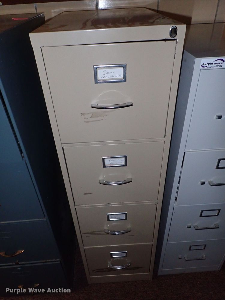 image for item FK9622 (13) four drawer filing cabinets