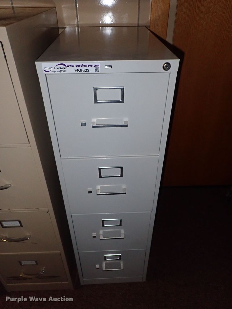 image for item FK9622 (13) four drawer filing cabinets