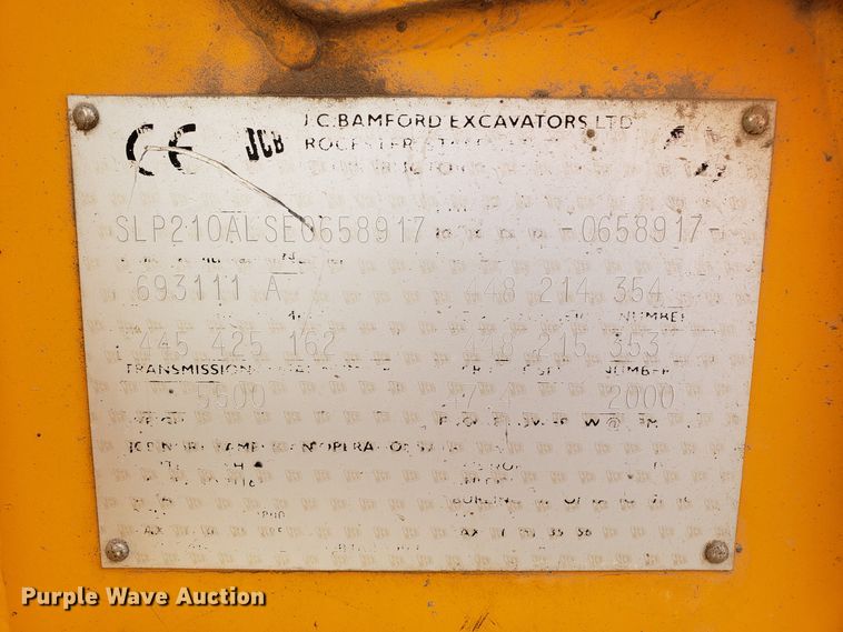 image for item FW9539 1995 JCB 210SL landscape tractor