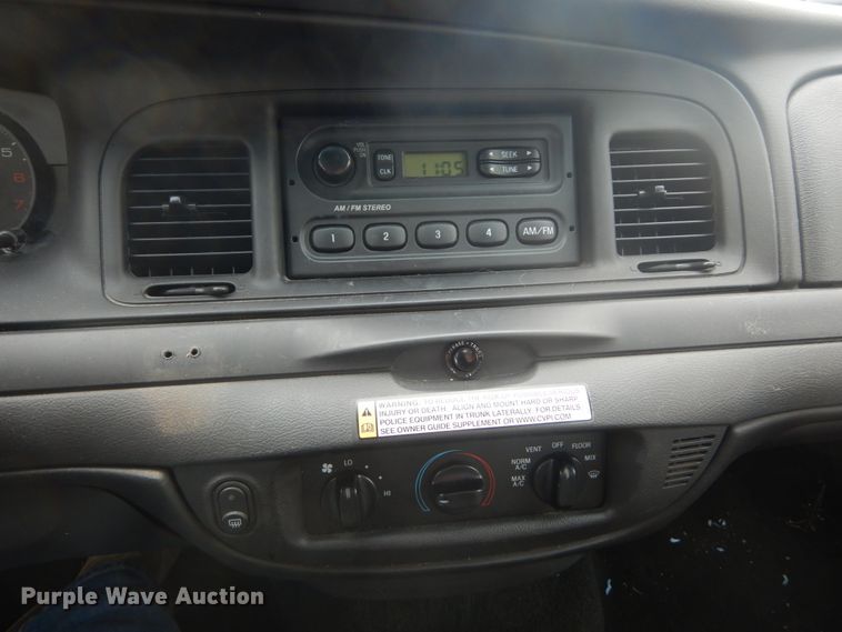 image for item GC9392 2011 Ford Crown Victoria Police Interceptor