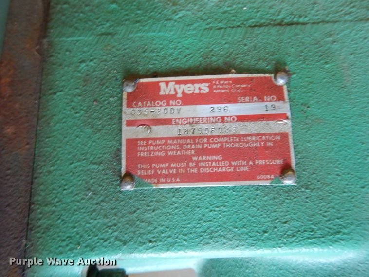 image for item GG9180 1996 O'Brien sewer jetter