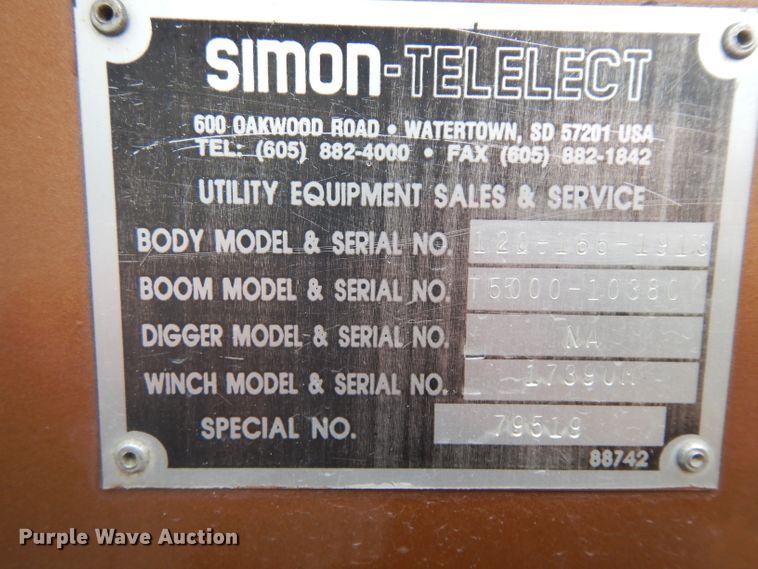 image for item GI9466 1991 GMC TopKick bucket truck