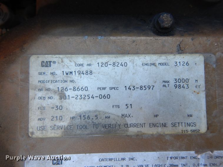 image for item GI9474 1998 Freightliner FL70 asphalt truck