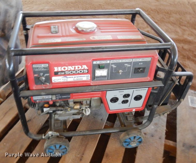 image for item GJ9068 Honda EM5000S generator