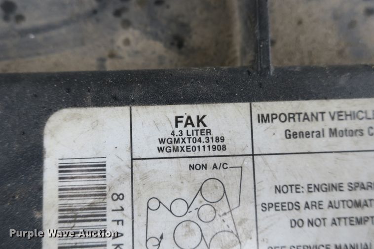 image for item DB10123 1998 Chevrolet K1500 pickup truck