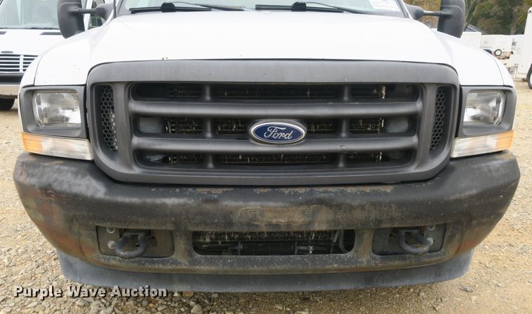 image for item DB10127 2002 Ford F350 Super Duty Crew Cab utility bed pickup truck