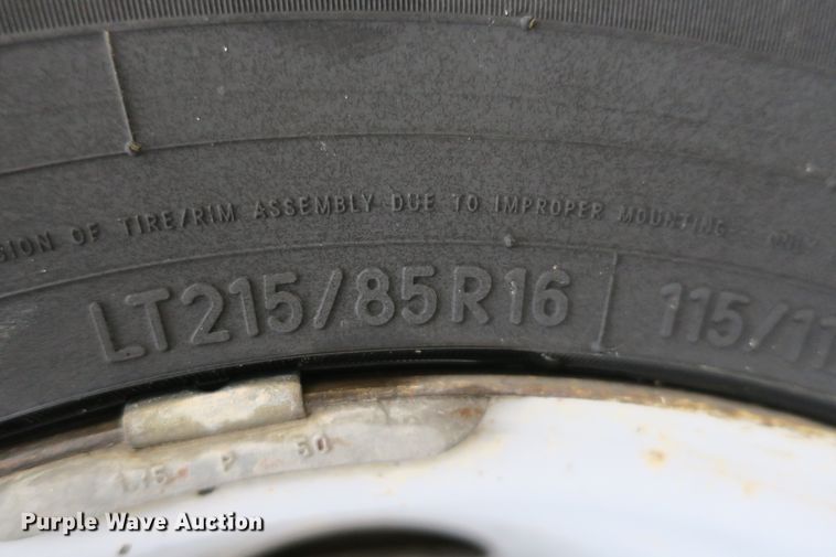 image for item DB10127 2002 Ford F350 Super Duty Crew Cab utility bed pickup truck