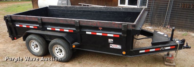 image for item DD4554 2014 PJ DL142 dump trailer
