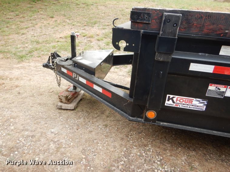 image for item DD4554 2014 PJ DL142 dump trailer