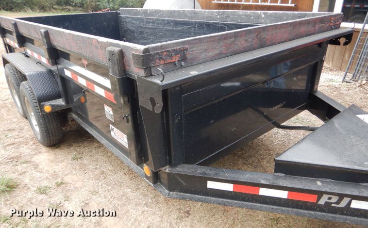 image for item DD4554 2014 PJ DL142 dump trailer