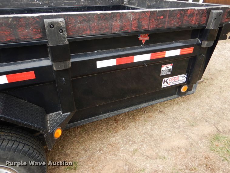 image for item DD4554 2014 PJ DL142 dump trailer