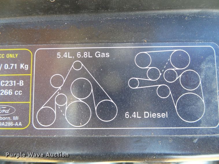 image for item DG0369 2008 Ford F550 Super Duty XLT SuperCab flatbed truck